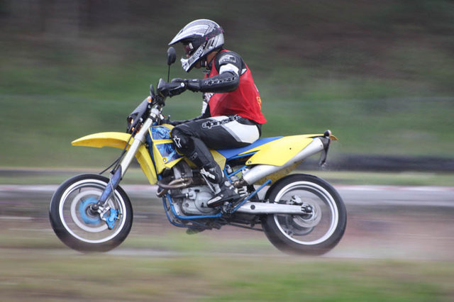Supermotard racing on rörberg,valbo gocart track