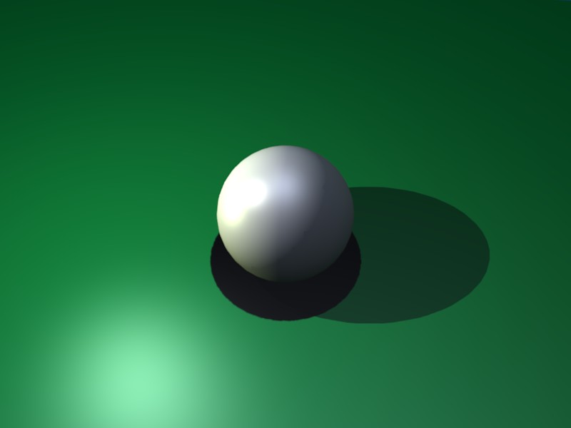 A ball with global illumination