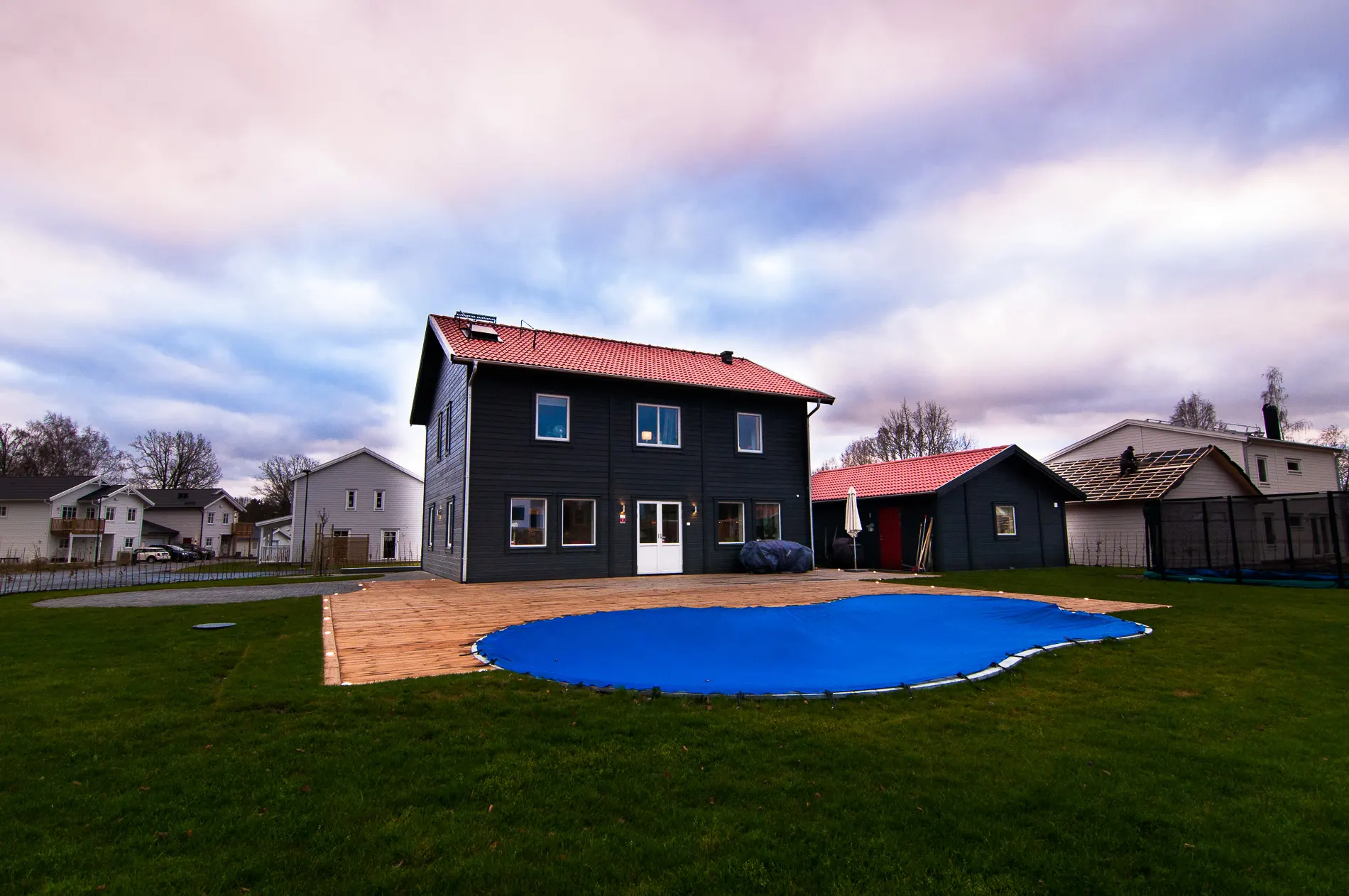 Final result pool and terrace