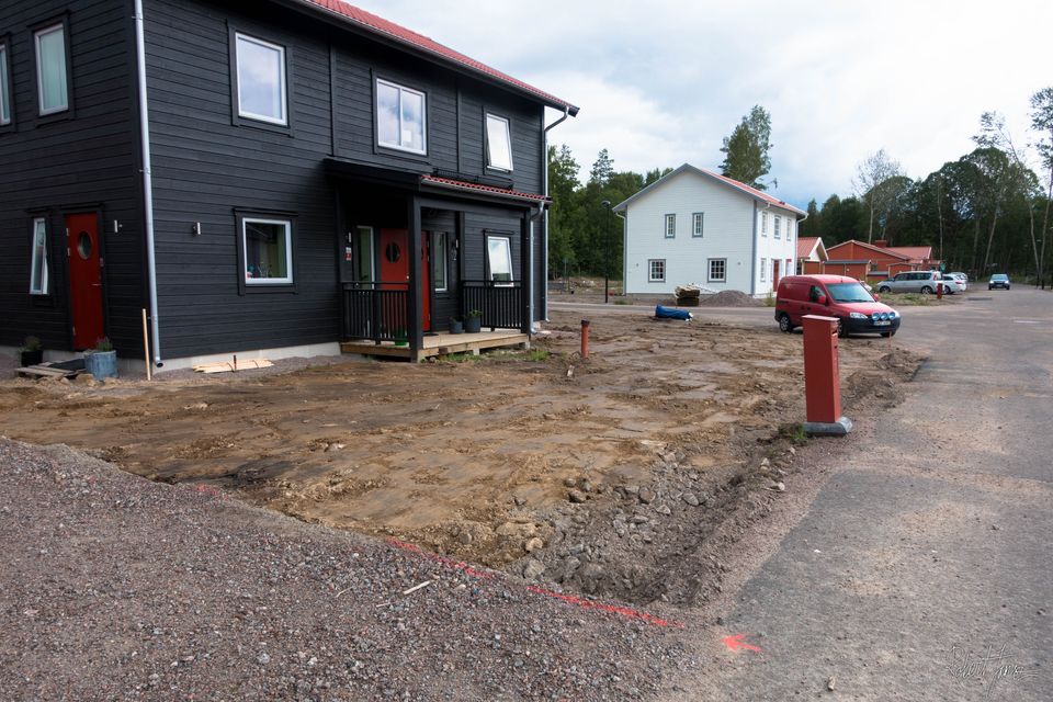 Front garden prepared