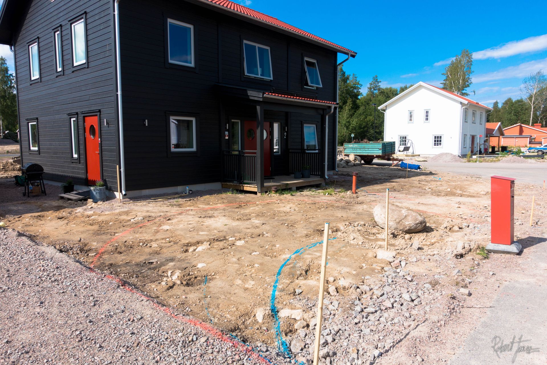 Preparation for paving