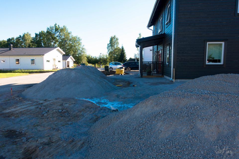 gravel heaps