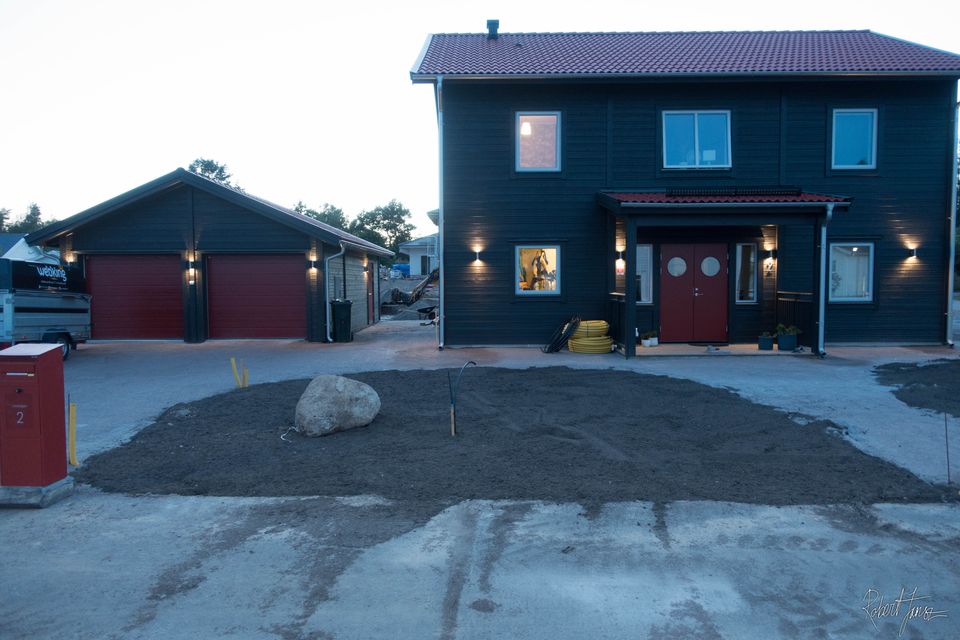 Preparation for pavers completed