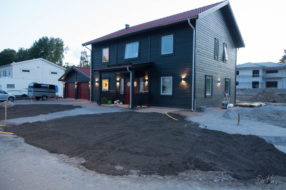 Preparation for pavers completed