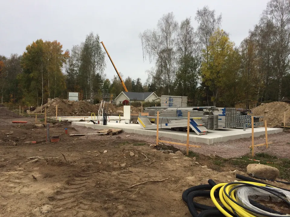 erection of scaffolding