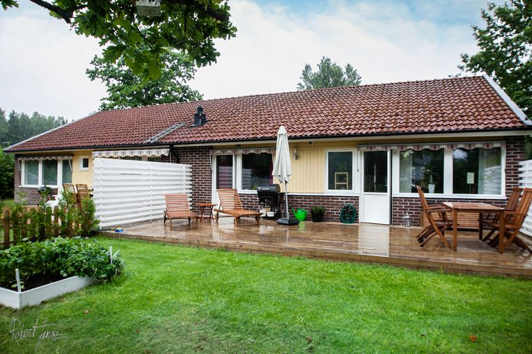 Wooden deck