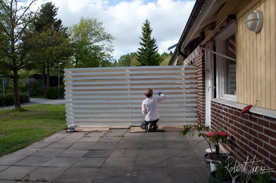 Fence painting