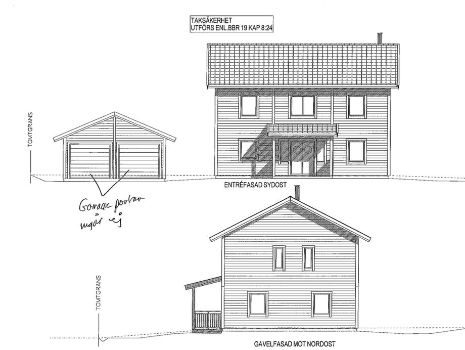 Villa Anneberg blueprint front